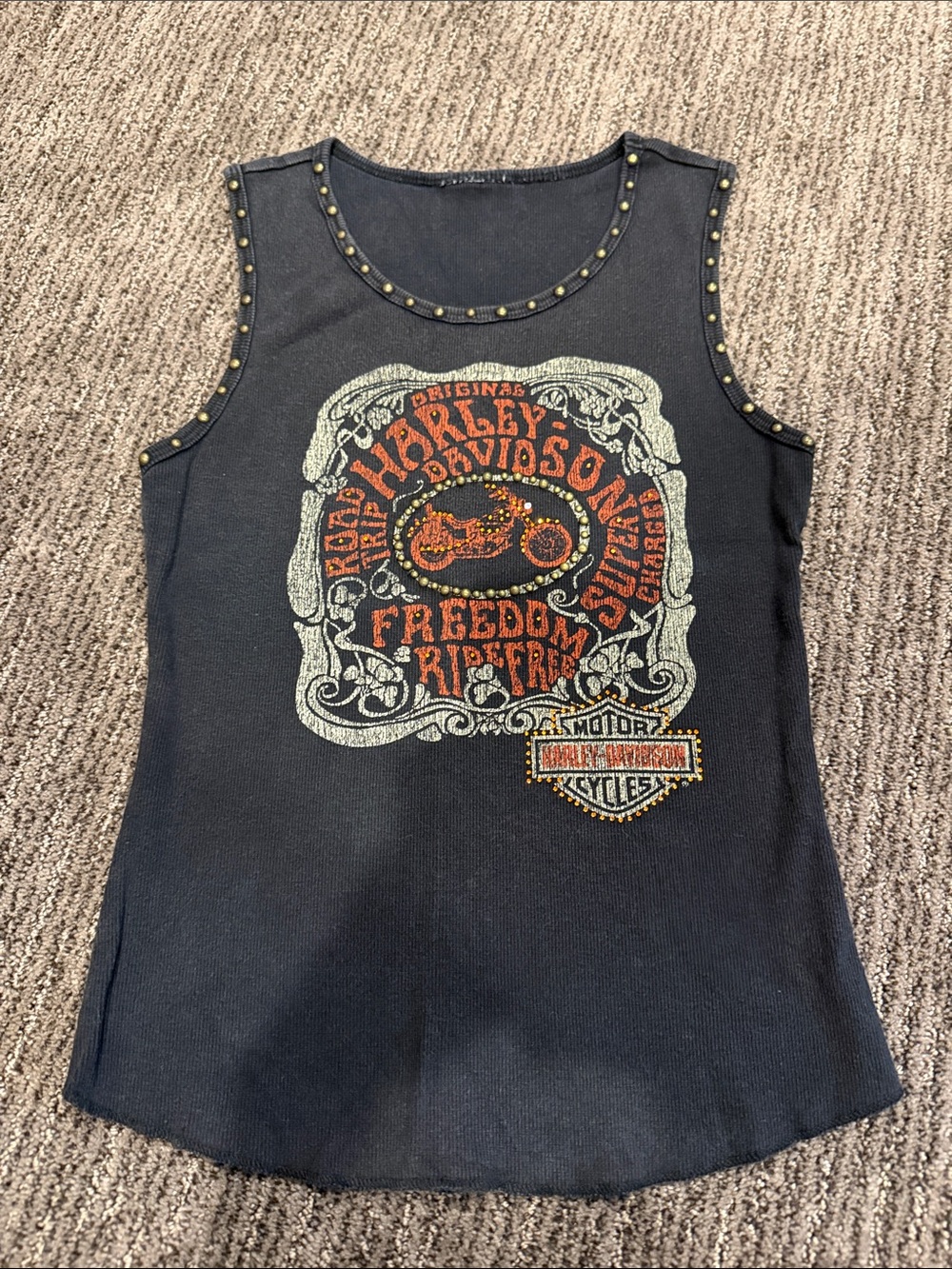 Harley-Davidson Black Tank (missing tag) I’m thinking it’s a small.